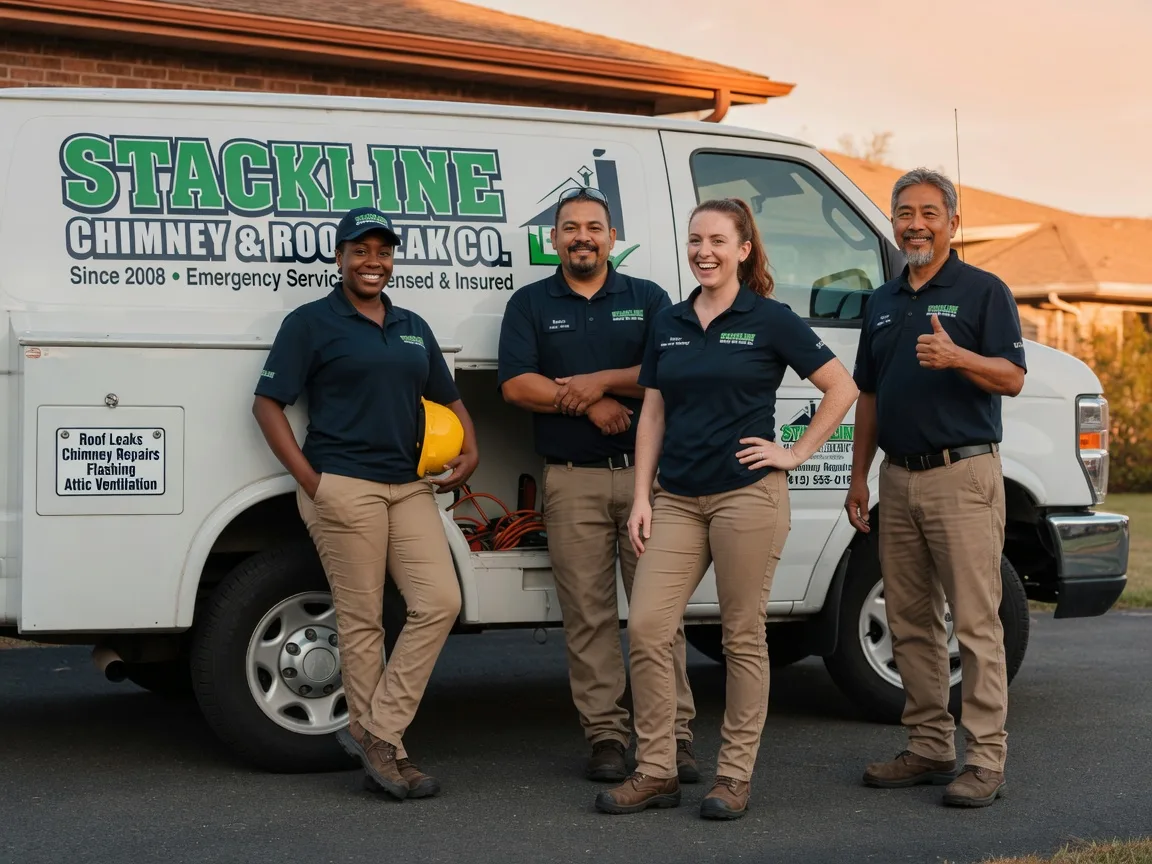 Chimney flashing repair company in Rockland, DE
